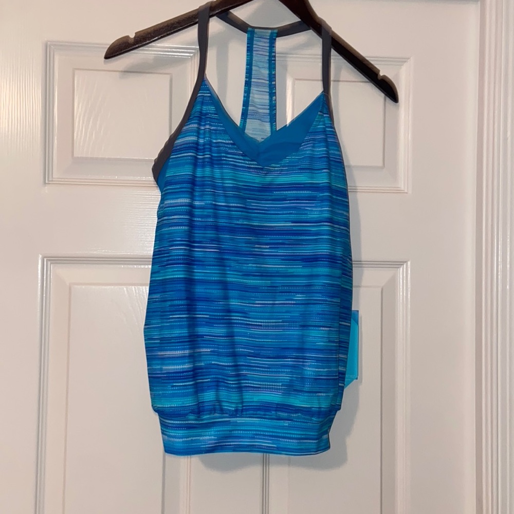 Free Country Turquoise Tankini Tops